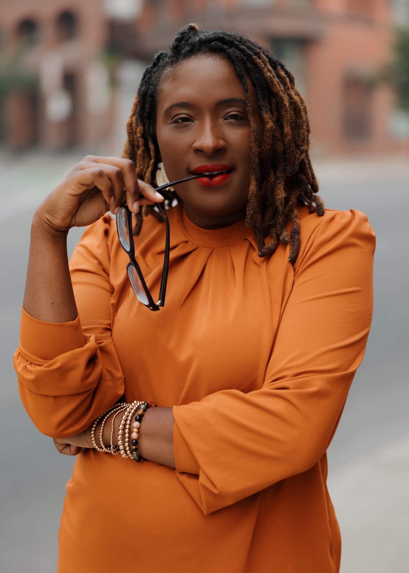 Portrait of community leader Stephaine Courtney