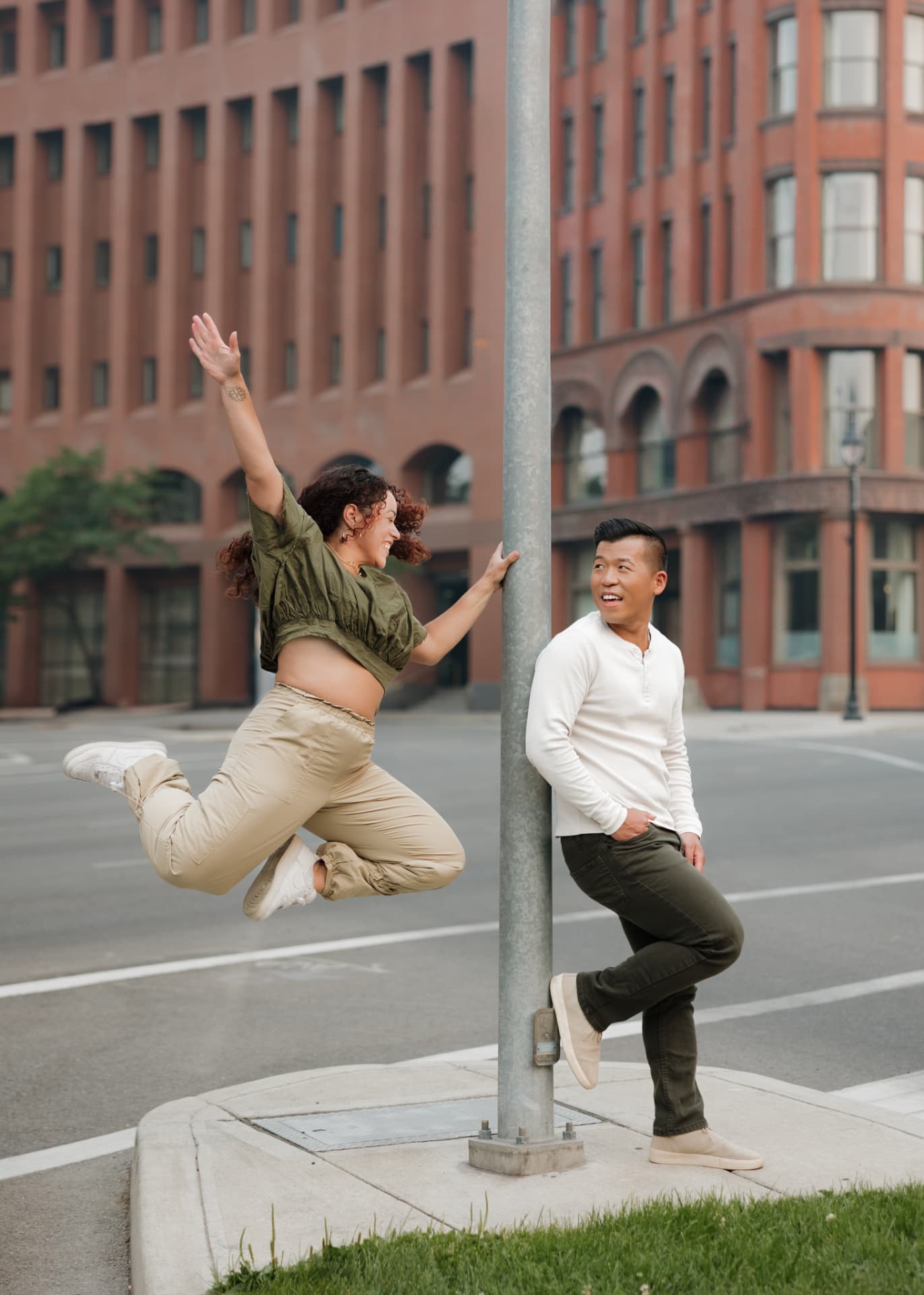 Partnership photo of Tim Pham and Mikaela Boyle
