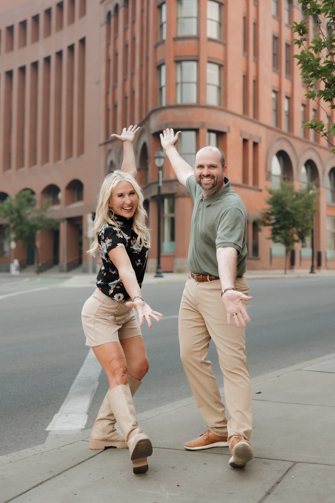 Partnership photo of Jon Maroni and Heidi Reynolds